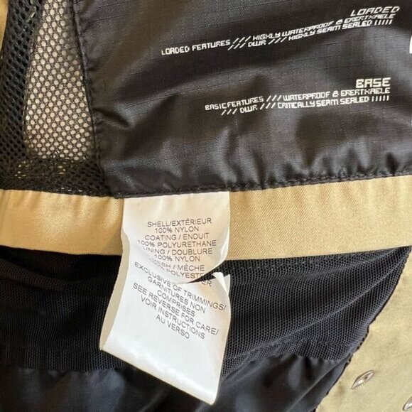 Vintage Orage Women’s Small Tan Ski Snowboarding Jacket Waterproof Hooded Zip - Picture 12 of 15